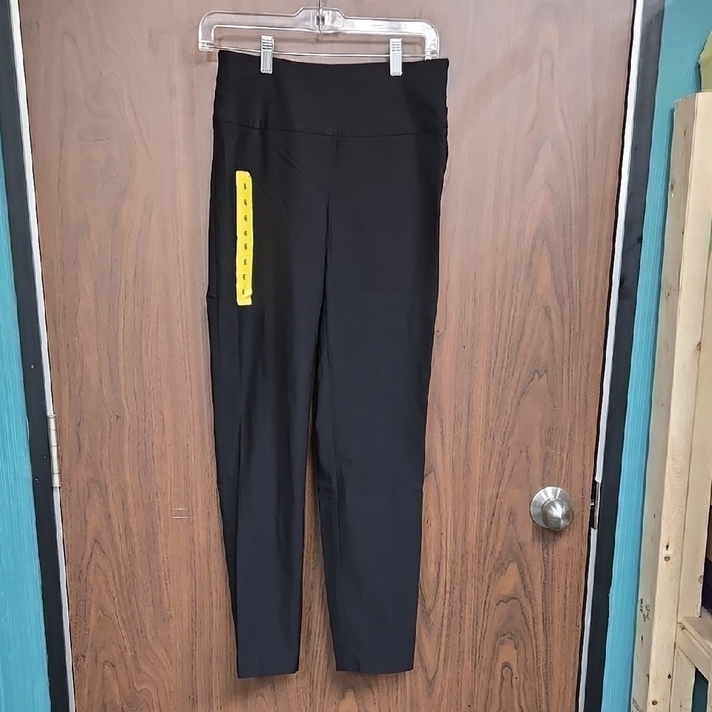 SC & CO. Size 6 Black High Rise Slim Fit Pull On Trouser Pants